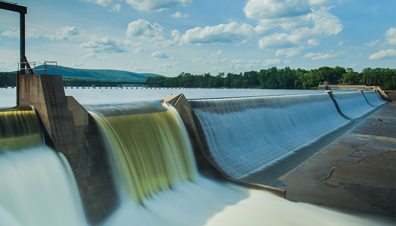 Hydroelectric dam, Holyoke Gas and Electric