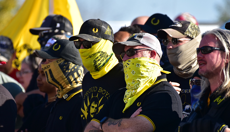 Proud Boys in Raleigh, NC 2020.