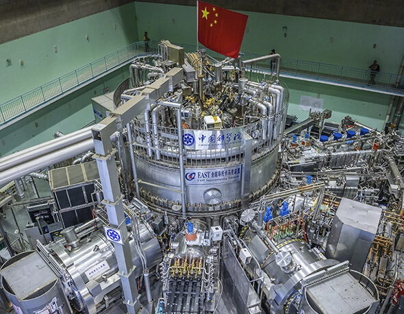 The EAST fusion-research tokamak at the Chinese Academy of Science’s Institute of Plasma Physics (ASIPP) in Hefei, China.